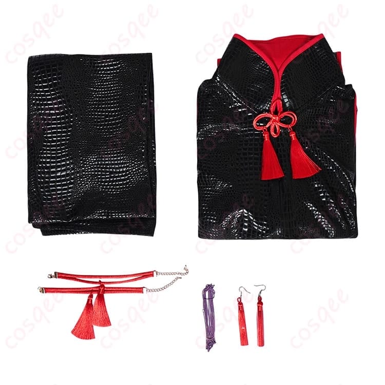 ストリートファイター6 A.K.I. コスプレ衣装 妖艶でシャープな佇まいをイベントで纏おう - 4枚目の画像