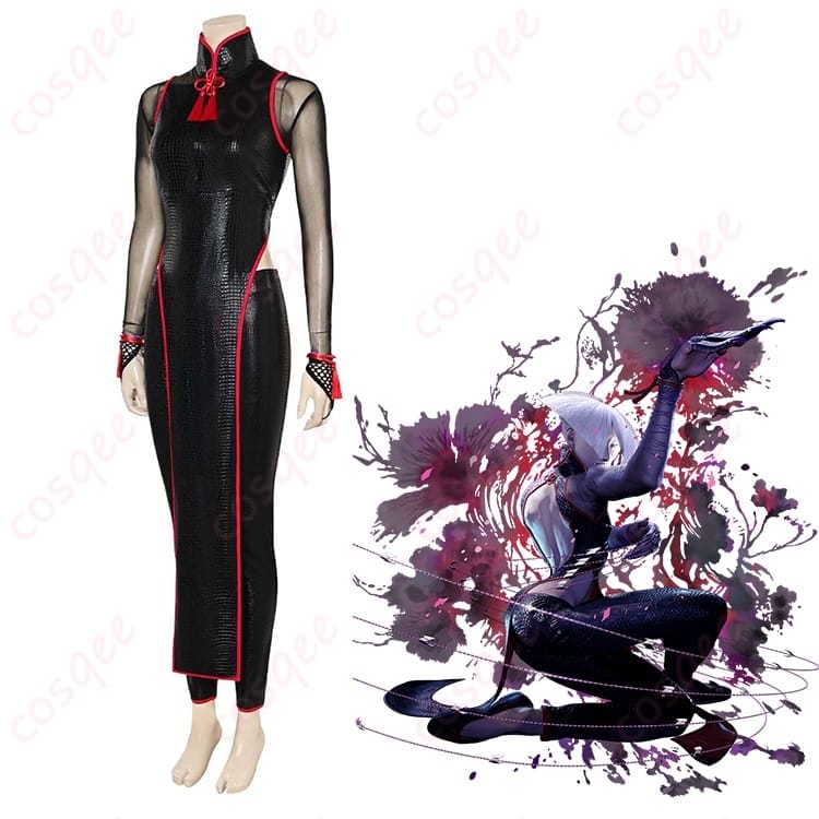 ストリートファイター6 A.K.I. コスプレ衣装 妖艶でシャープな佇まいをイベントで纏おう - 2枚目の画像