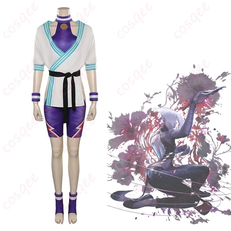 ストリートファイター6 マノン レオタード＆コートのコスプレ衣装 モードな佇まいで写真映え - 1枚目の画像