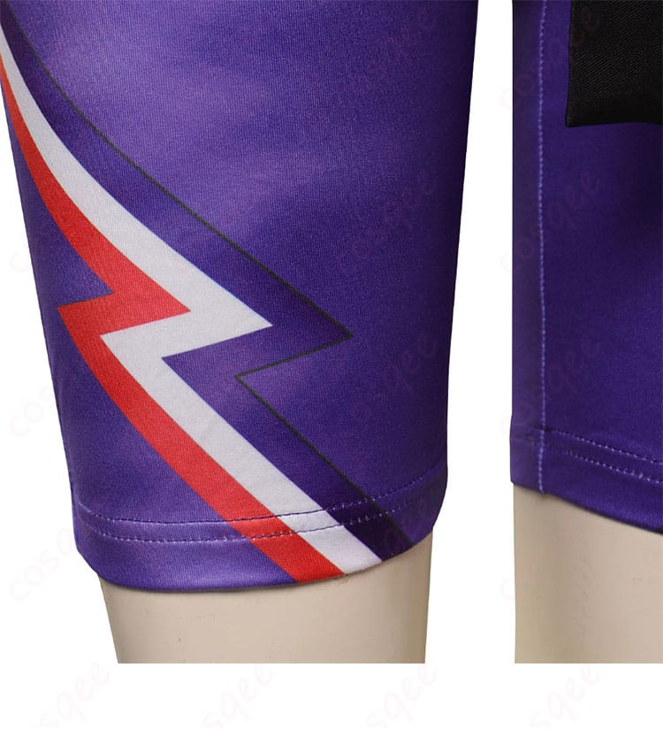 ストリートファイター6 マノン コスプレ衣装 パンツ装飾細節。パンツのデザインとパターンが忠実に再現されています。