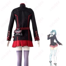 D.Gray-man リナリー・リーの戦闘系コスプレ衣装 黒コート×スカートで凛とキマる - 2枚目の画像（サムネイル）