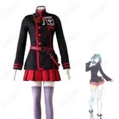 D.Gray-man リナリー・リーの戦闘系コスプレ衣装 黒コート×スカートで凛とキマる - 1枚目の画像（サムネイル）