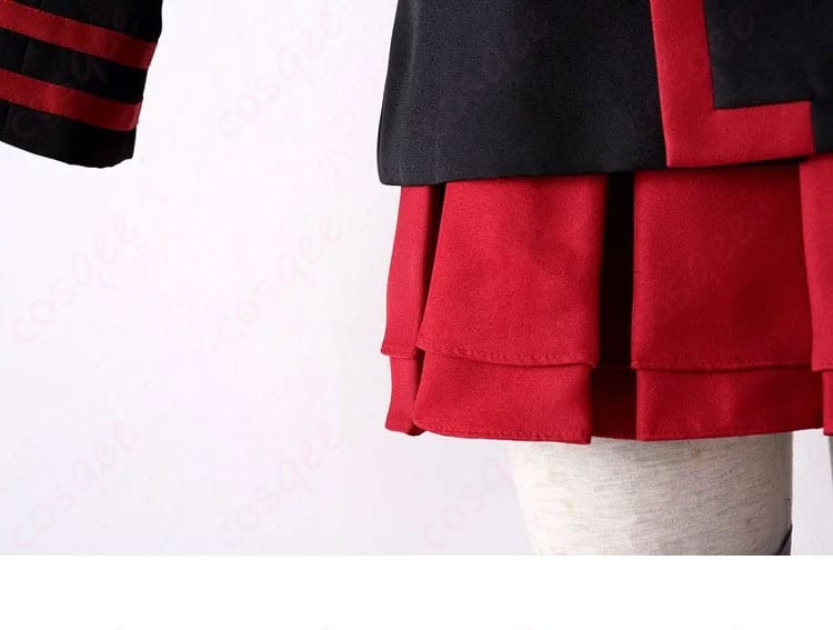 リナリー・リーのコスプレ衣装スカート部分の裾装飾ディテール。完璧な再現度で魅力的なディテールが表現されています。