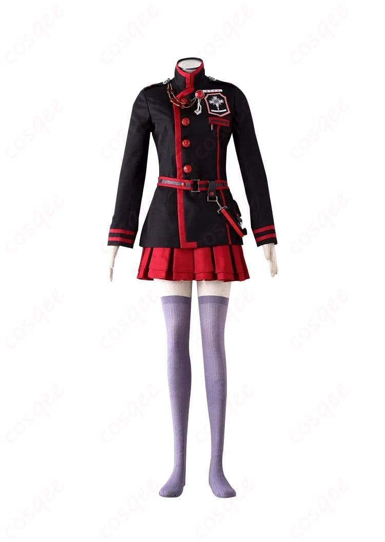 D.Gray-man リナリー・リー コスプレ衣装の正面画像。高再現度でアニメのキャラクターを忠実に再現したコスプレ衣装。