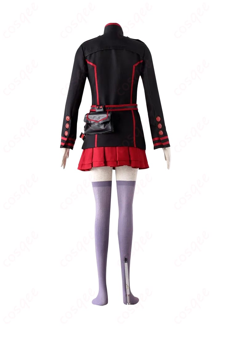 リナリー・リー コスプレ衣装背面画像。衣装の後ろ姿とディテールが鮮明に見える写真。