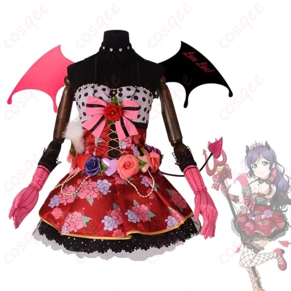 ラブライブ 東條希 小悪魔編 覚醒後コスプレ｜ゴシックに艶めく小悪魔スタイルで写真映え