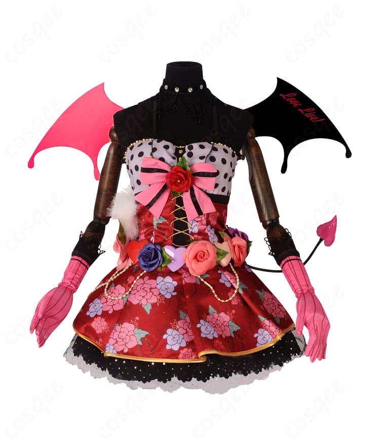 商品正面の全体画像。ラブライブ!スクフェス東條希コスプレ衣装の特徴がしっかりと表現されています。