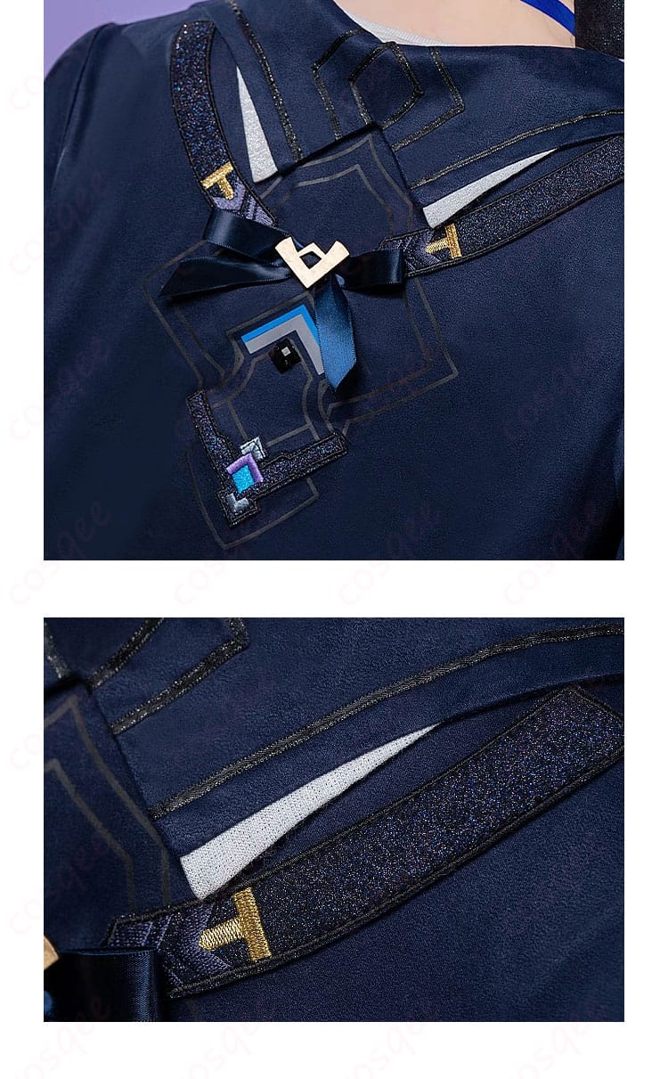 背面のディテールを紹介、背中のデザインや装飾が際立つ一枚。