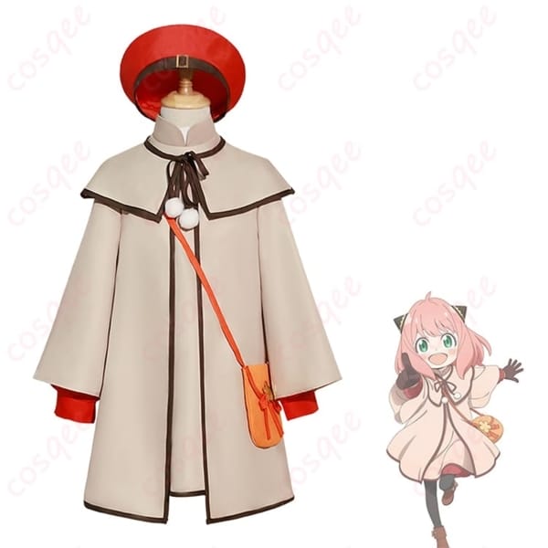 SPY×FAMILY アーニャ 劇場版CODE: White風コスプレ衣装 可愛く盛れて撮影もばっちり