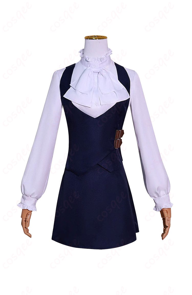 ヨル・フォージャー コスプレ衣装の内搭服飾の正面細部。衣装のリアルな刺繍と質感が見える。