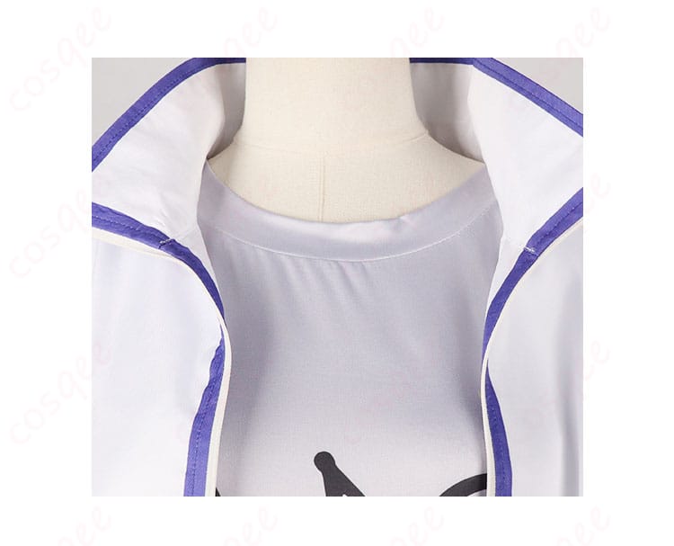 Paradox Live 矢戸乃上那由汰 コスプレ衣装 衣領のディテール。刺繍や装飾が細かく再現されています。