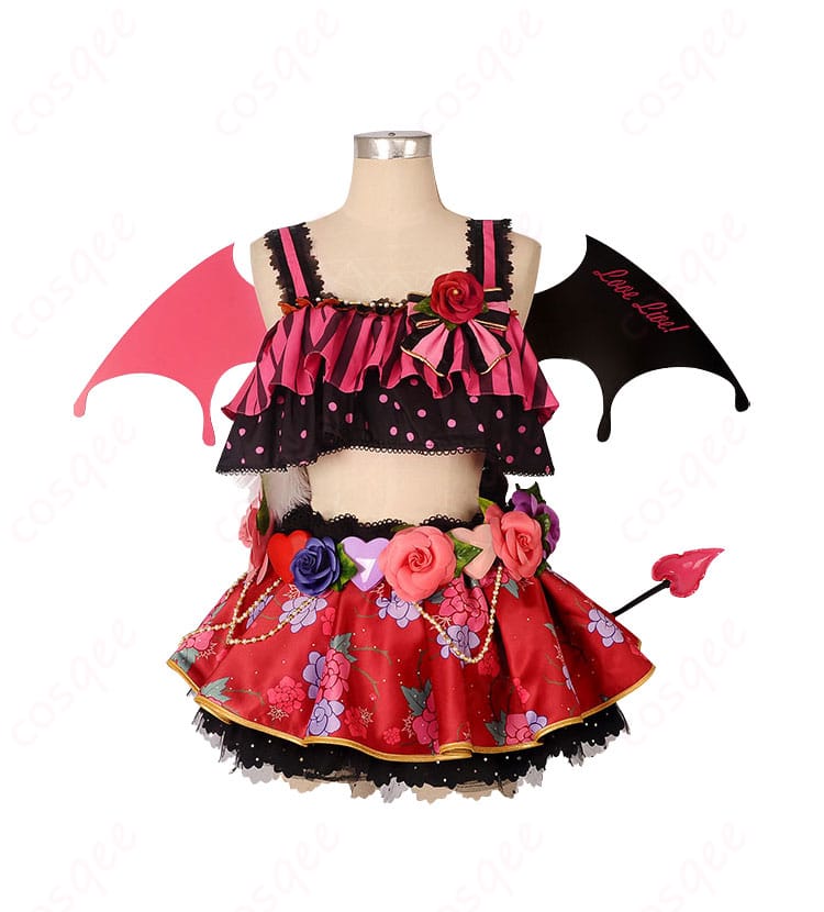 ラブライブ!スクフェス 星空凛 小悪魔編「凛のお願い!」覚醒後衣装の正面画像。コスプレ衣装の全体像がよく分かります。ご覧ください。