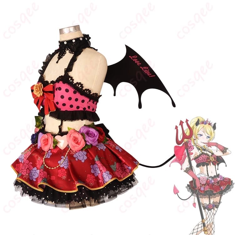 絢瀬絵里 小悪魔編 覚醒後コスプレ｜ゴシック可愛い映えコーデをS–XLで快適に - 2枚目の画像