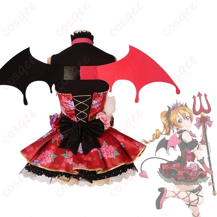 ラブライブ！高坂穂乃果 小悪魔編 覚醒後コスプレ 衣装一式 華やかで写真映えする可憐スタイル - 3枚目の画像