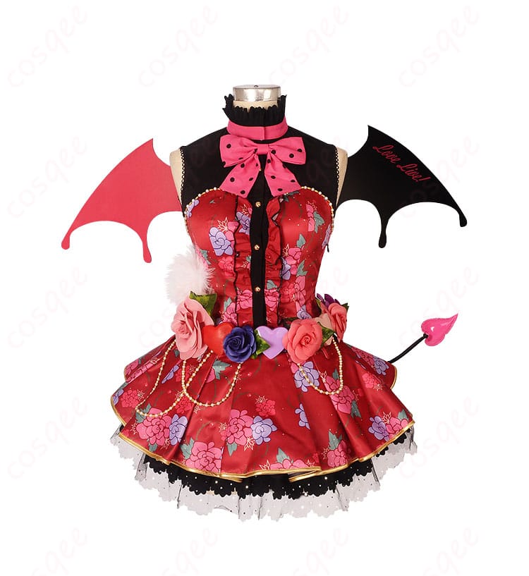 高坂穂乃果の小悪魔編コスプレ衣装「小悪魔を目指して」覚醒後衣装の正面写真。ラブライブ!スクフェスコスプレ衣装の詳細を確認。