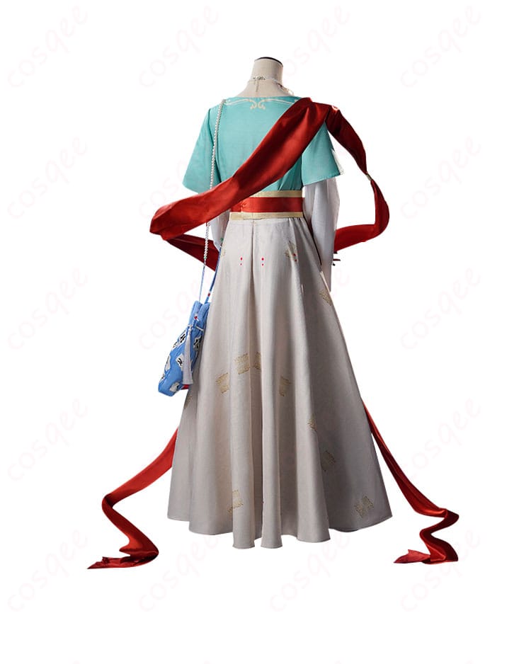 リバース1999 曲娘 コスプレ衣装の背面。ディテールまで細かく再現された背面デザイン。