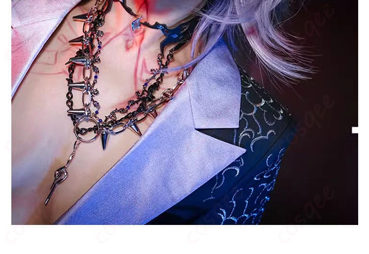 無期迷途 ゾーヤ コスプレ衣装 衿の装飾ディテール - 高級感漂う精密な刺繍