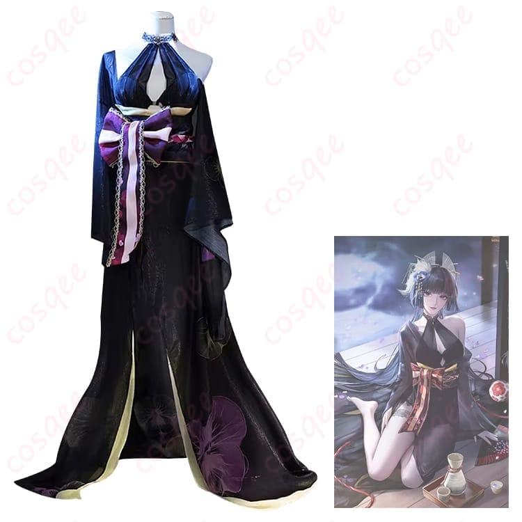 無期迷途 菫「長夜に花」コスプレ衣装 和装モードで艶やかに写真映え - 2枚目の画像