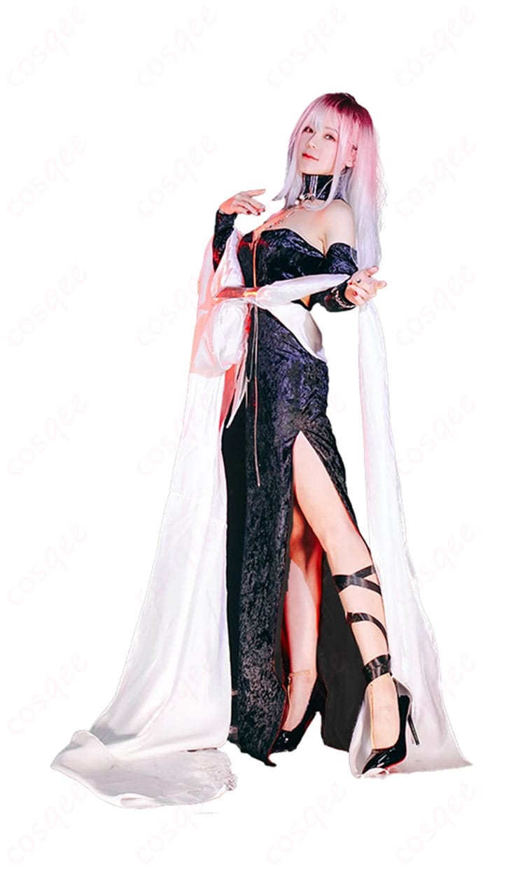 コスプレ衣装 シャローム 昼の如き夜光 右側面の人物着用画像|無期迷途 コスプレ衣装