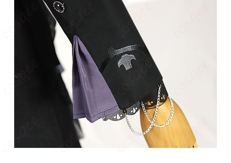 ネクロ・ロギストの衣袖部分の装飾詳細。細やかなデザインが美しく、キャラクターにぴったり。