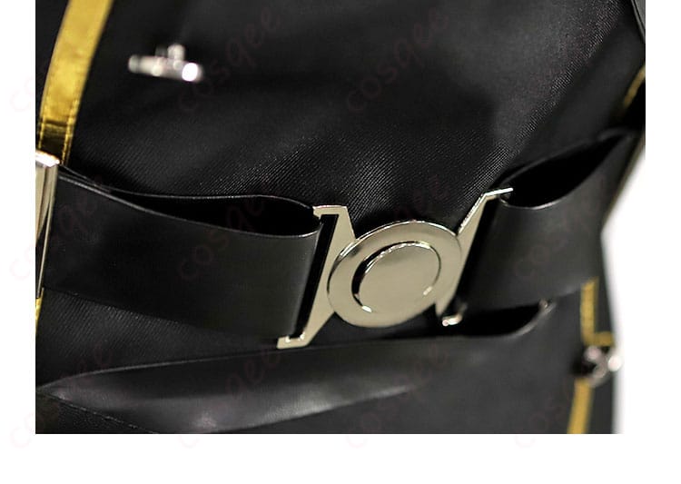 腰部の紐飾り部分の詳細。シンプルでありながら存在感のあるディテールが目を引きます。