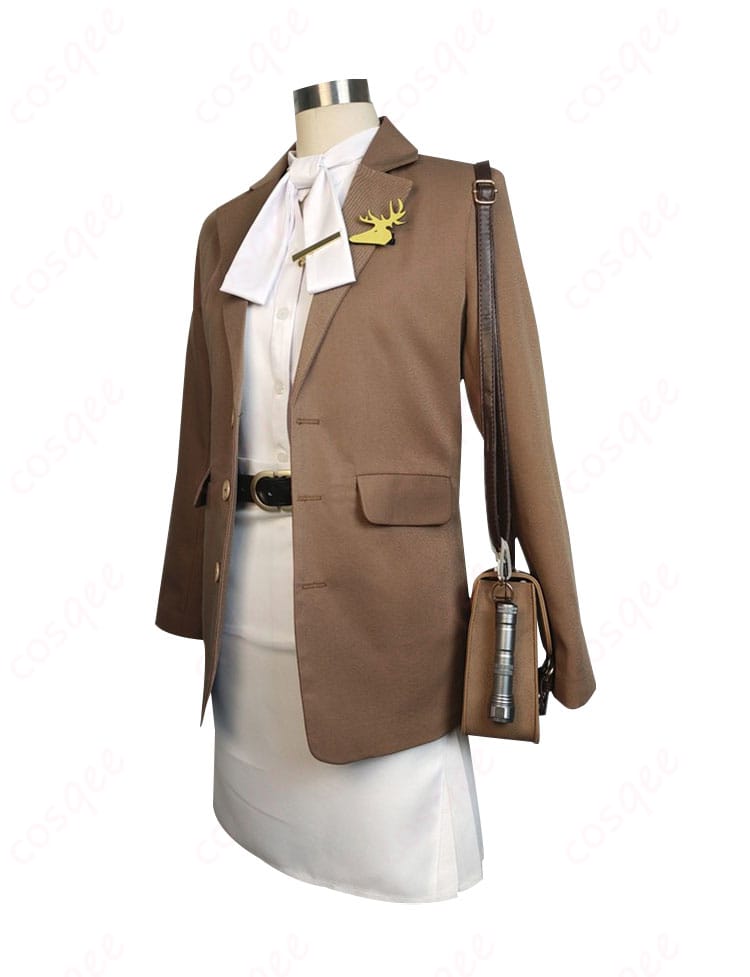 リバース1999 コーンブルメ コスプレ衣装 側面ビュー。キャラクターの魅力を引き立てるディテール。