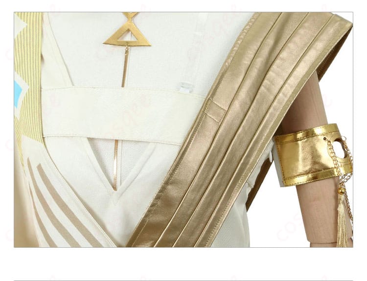 リバース1999 37(サーティセブン)コスプレ衣装の胸前装飾。キャラクターに忠実なデザイン。