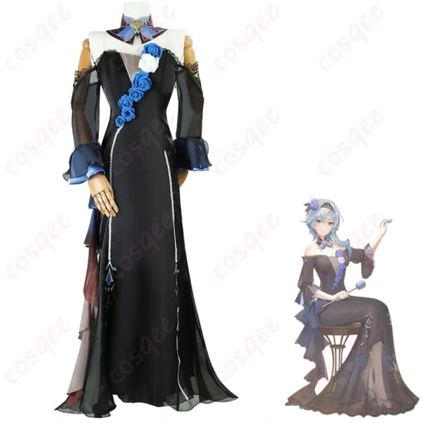 原神 エウルア コンサート風コスプレ衣装 上品エレガントな佇まいでイベントも撮影も映える