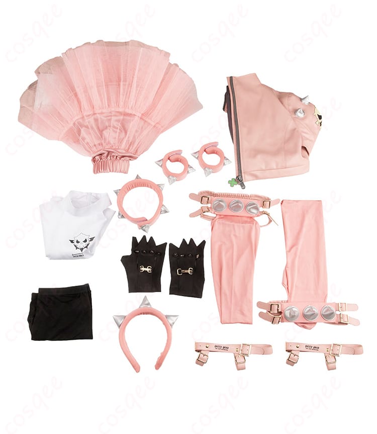 エルフェルト=ヴァレンタイン コスプレ衣装 全セット内容展示