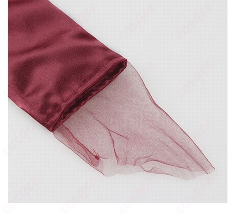 X-MEN ジーン・グレイ コスプレ衣装 袖の装飾細部をクローズアップ。精緻な仕上がりをご確認ください。