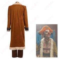ONE PIECE バギー 実写版コスプレ衣装 派手色コートで悪役感を堪能できる多点セット - 3枚目の画像（サムネイル）