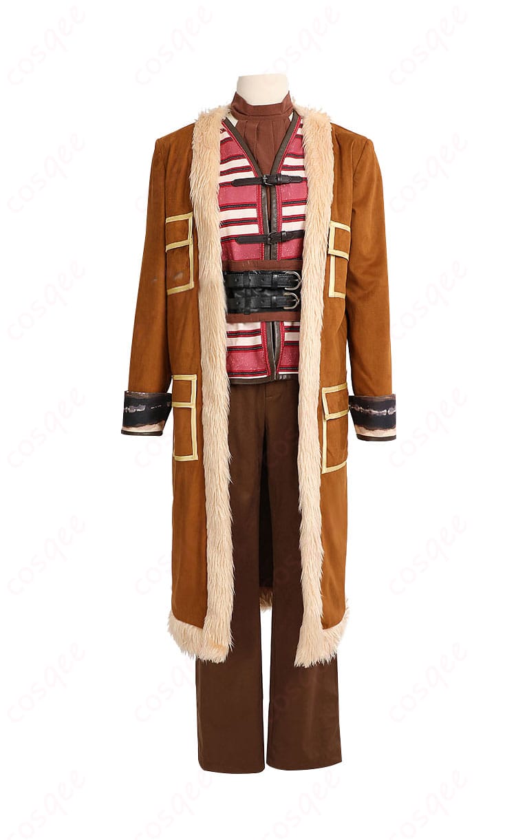 実写版 ONE PIECE 千両道化のバギー コスプレ衣装の正面画像。バギーの特徴的なピエロスタイルを忠実に再現。