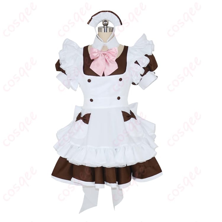 秋葉原メイドカフェの雰囲気をまとう清楚ガーリーな制服風メイド服 - 3枚目の画像