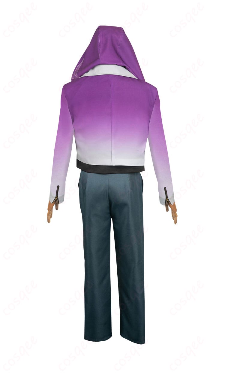 にじさんじ 葛葉 コスプレ衣装 背面 - 背面のデザインも完璧に再現。コスプレの魅力を引き立てます。