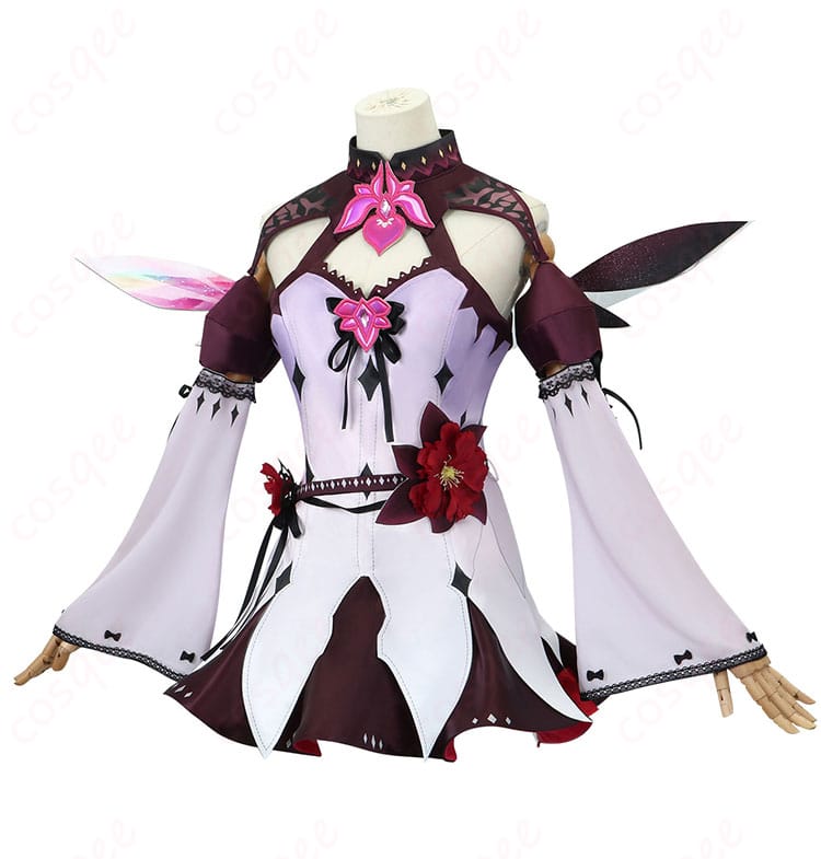 アイリス 2022 Winter コスプレ衣装の側面ビュー。細部まで再現された衣装、快適な着心地。