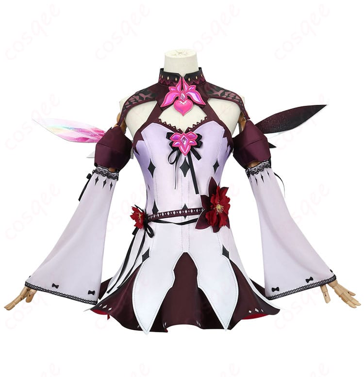 アイリス 2022 Winter コスプレ衣装の正面ビュー。高精度再現されたデザイン、ファン必見の衣装。