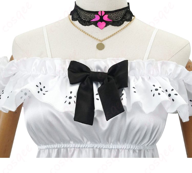 アイリス(IRyS)の私服衣装の内搭部分の装飾。細部にまでこだわった美しい仕上がり。