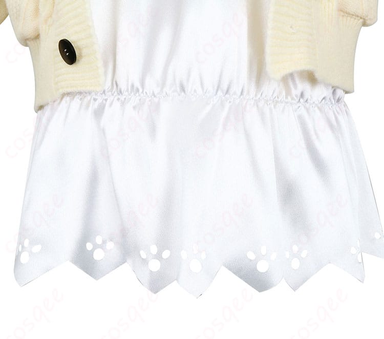 アイリス(IRyS)コスプレ衣装のスカート裾の装飾。優雅で可愛らしいデザイン。