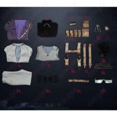 無期迷途 マチルダの知的クールを纏うコスプレ衣装 小物まで揃って写真映え - 7枚目の画像（サムネイル）