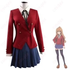 とらドラ！ 逢坂大河 学園制服コスプレ｜清楚で上品な配色と動きやすさで写真映え - 1枚目の画像（サムネイル）