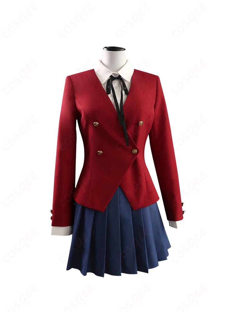 とらドラ! 逢坂大河 コスプレ衣装 制服(私立大橋高校の女子制服)正面の画像。詳細なデザインが再現されています。