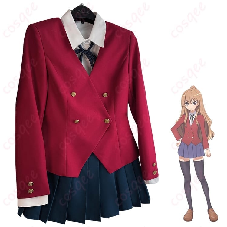 とらドラ！ 逢坂大河 学園制服コスプレ｜清楚で上品な配色と動きやすさで写真映え - 2枚目の画像