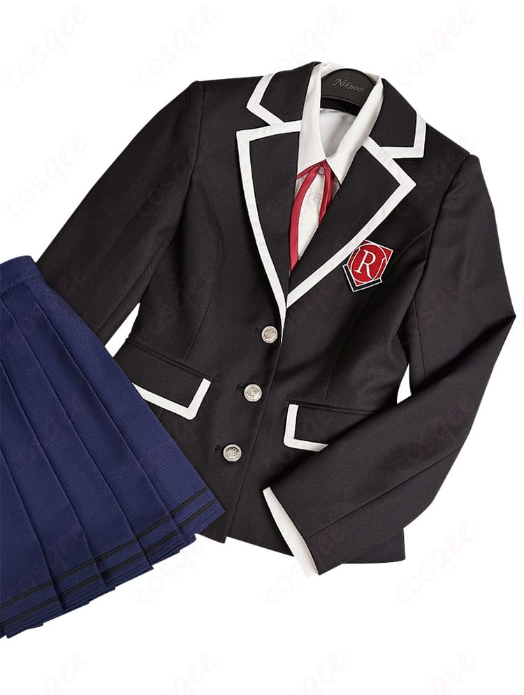 デート・ア・ライブ 夜刀神十香 コスプレ衣装 装飾細部。リボンや胸飾りなど、細かい装飾が施され、キャラクターの魅力を引き出します。