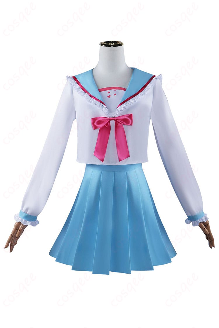 神まほろ コスプレ衣装の正面写真。高忠実再現で、キャラクターの特徴を忠実に再現しています。コスプレ衣装の全体像をご覧ください。