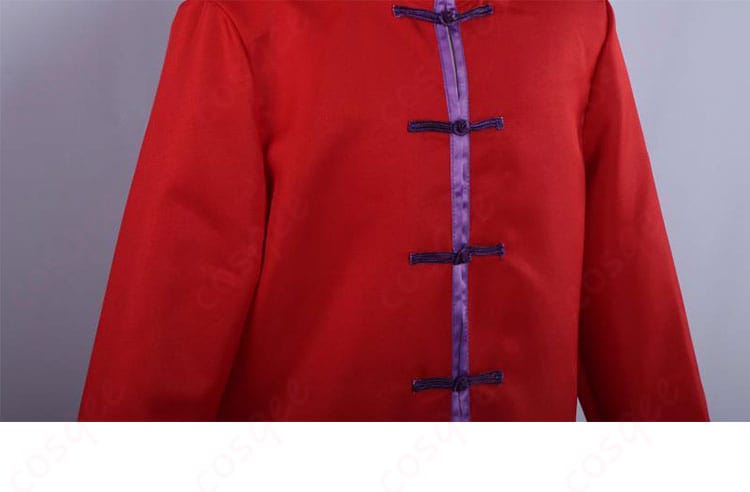 ぶっちぎり?! 灯荒仁 コスプレ衣装 赤い内装のディテール。着心地の良い素材を使用。