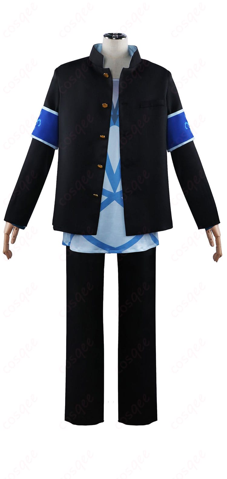 『ぶっちぎり?!』浅観音真宝のコスプレ衣装正面図。高忠実度再現のコスプレ衣装で、詳細なデザインをチェック!