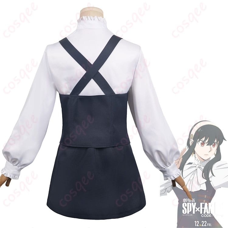 SPY×FAMILY ヨル・フォージャー CODE: White 映画版コスプレ衣装 上品で写真映えするエレガント仕立て - 3枚目の画像