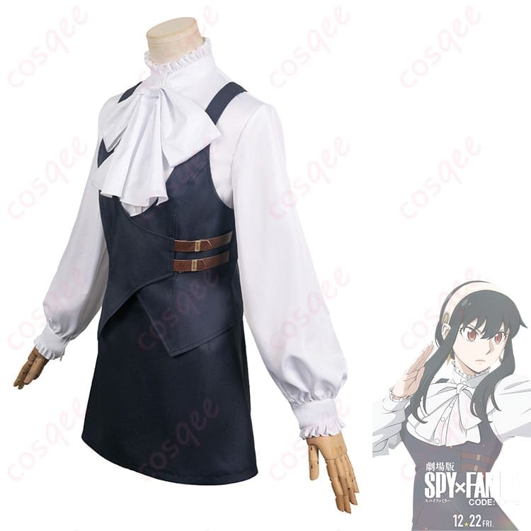 SPY×FAMILY ヨル・フォージャー CODE: White 映画版コスプレ衣装 上品で写真映えするエレガント仕立て - 2枚目の画像
