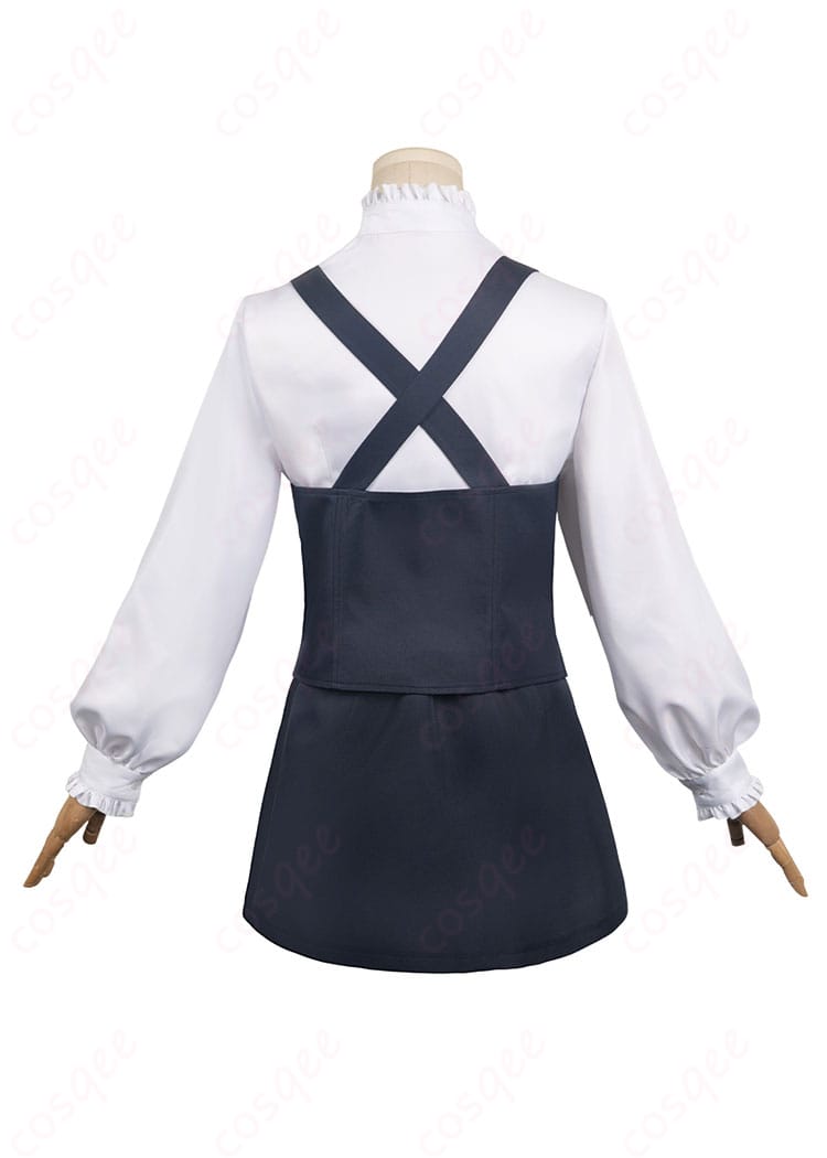 劇場版SPY×FAMILY CODE: White ヨル・フォージャー コスプレ衣装の背面図。背中のディテールがリアルに表現されています。