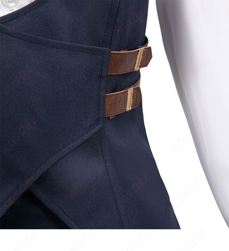 ヨル・フォージャー コスプレ衣装の腰間装飾の細部。腰ベルトと装飾が高い忠実度で再現されています。